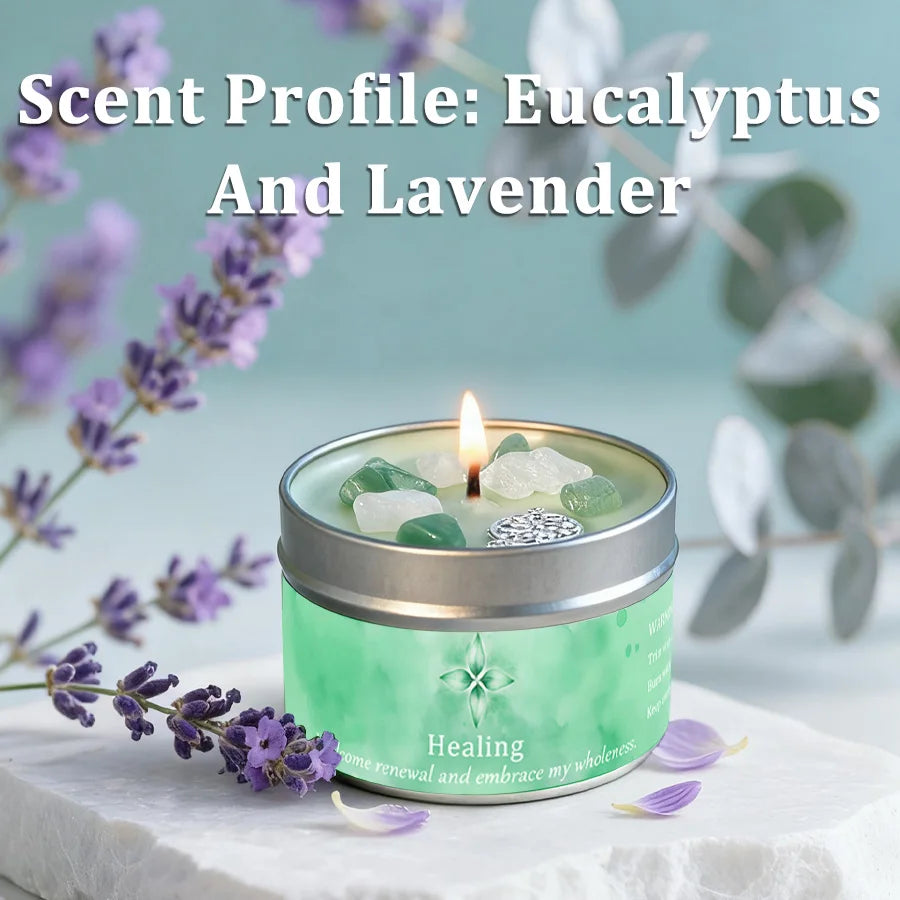 Lavender Eucalyptus Candle – Relax & Focus