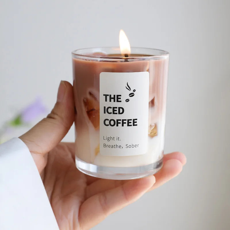 Jelly Wax Coffee Candle – Romantic, Smoke-Free Aromatherapy