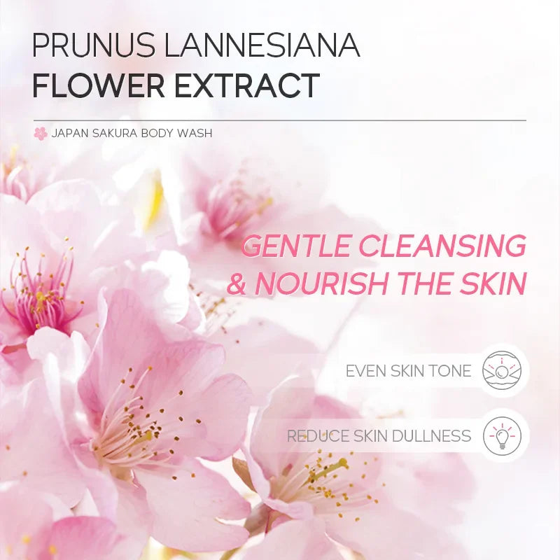 Sakura Shower Gel | Moisturizing Body Wash | 2 CUZZNS