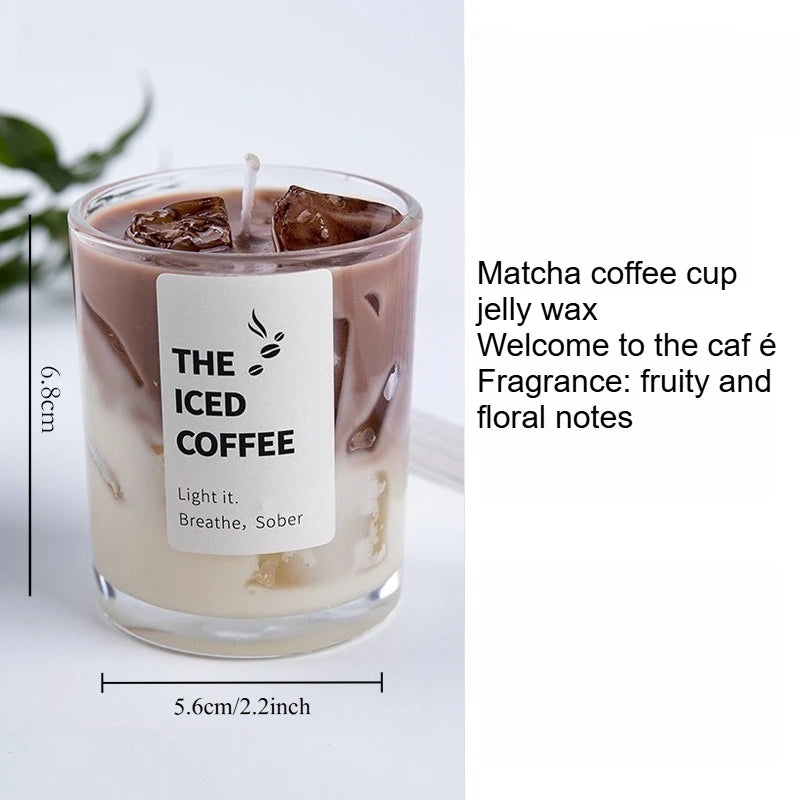 Jelly Wax Coffee Candle – Romantic, Smoke-Free Aromatherapy