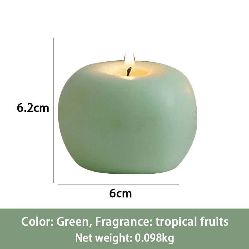 Soy Wax Fruit Candles – Sweet Peach, Apple & Strawberry