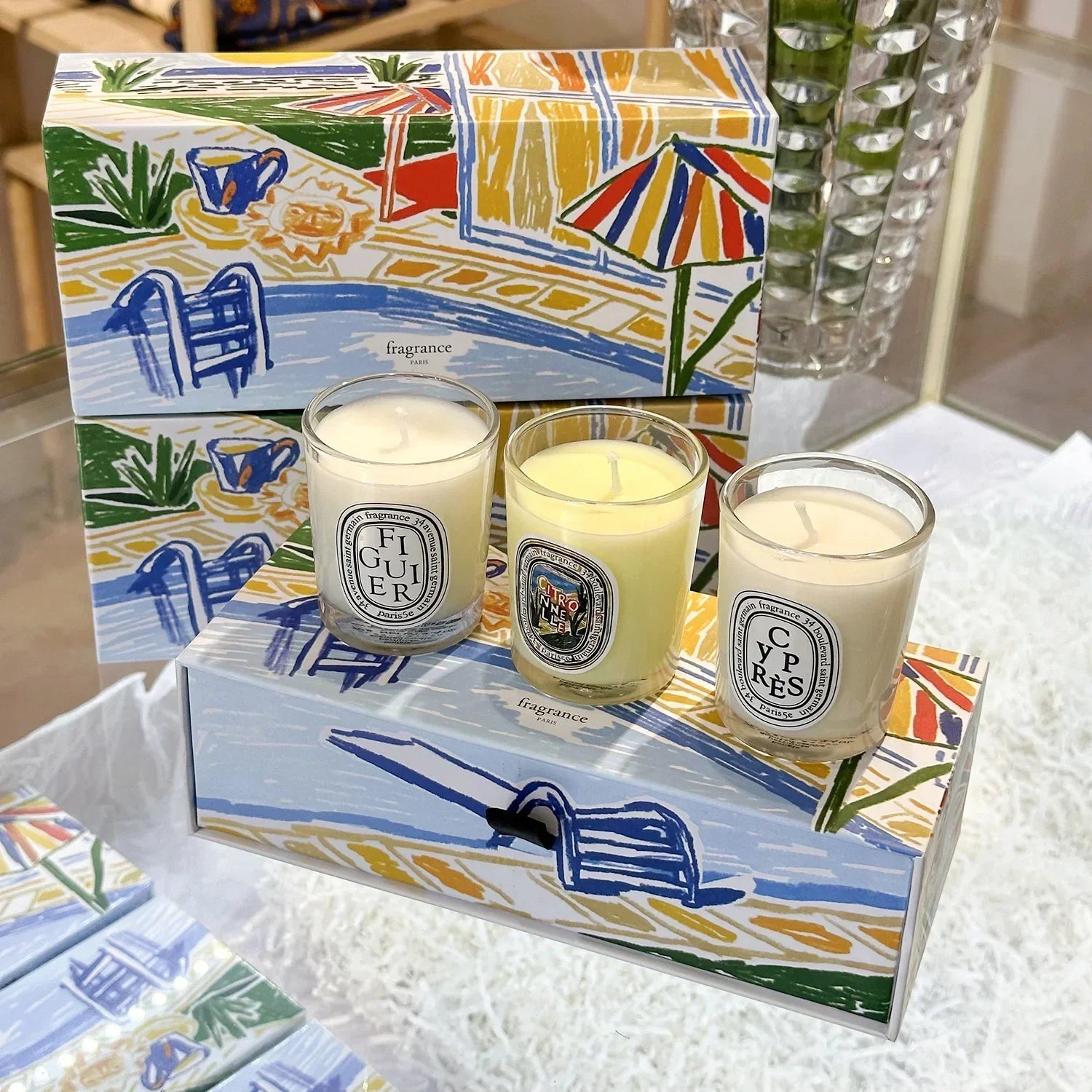 French Aromatherapy Candle – Plant Scented, Elegant Gift