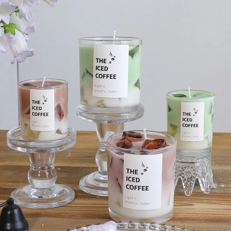 Jelly Wax Coffee Candle – Romantic, Smoke-Free Aromatherapy