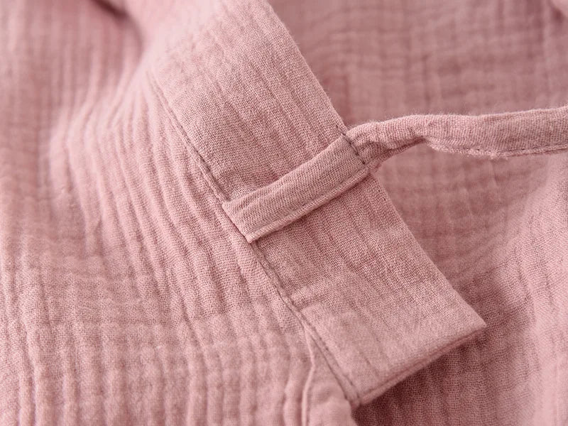 Japanese Kimono Robe – Cotton Couple Bathrobe for Spring & Autumn