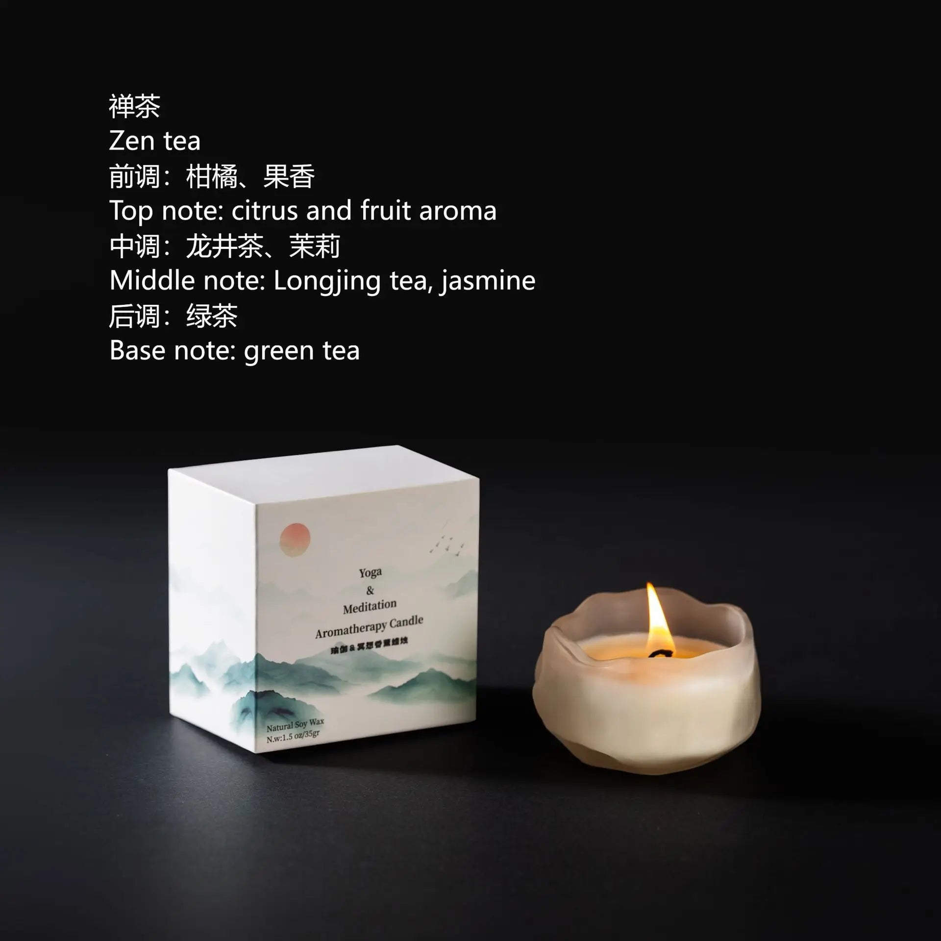 Soy Wax Aromatherapy Candle – Yoga & Travel Tin