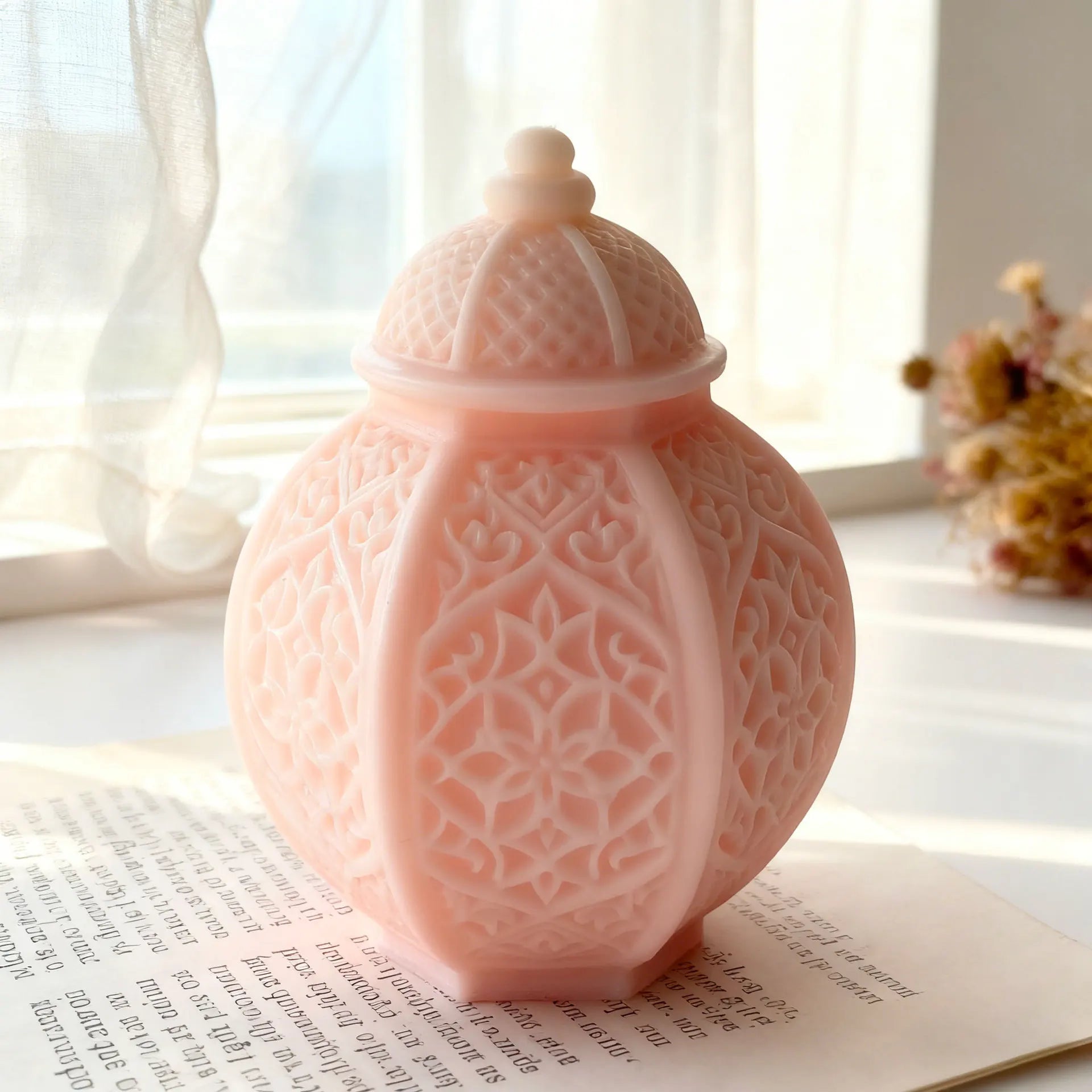 Ramadan Candle Dome Mold – Silicone for DIY Resin Candles