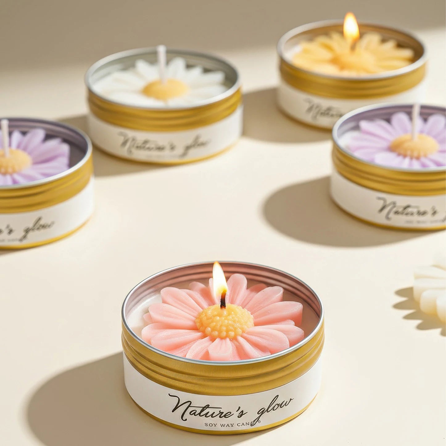 Chamomile Soy Candle – Calm, Clean & Romantic