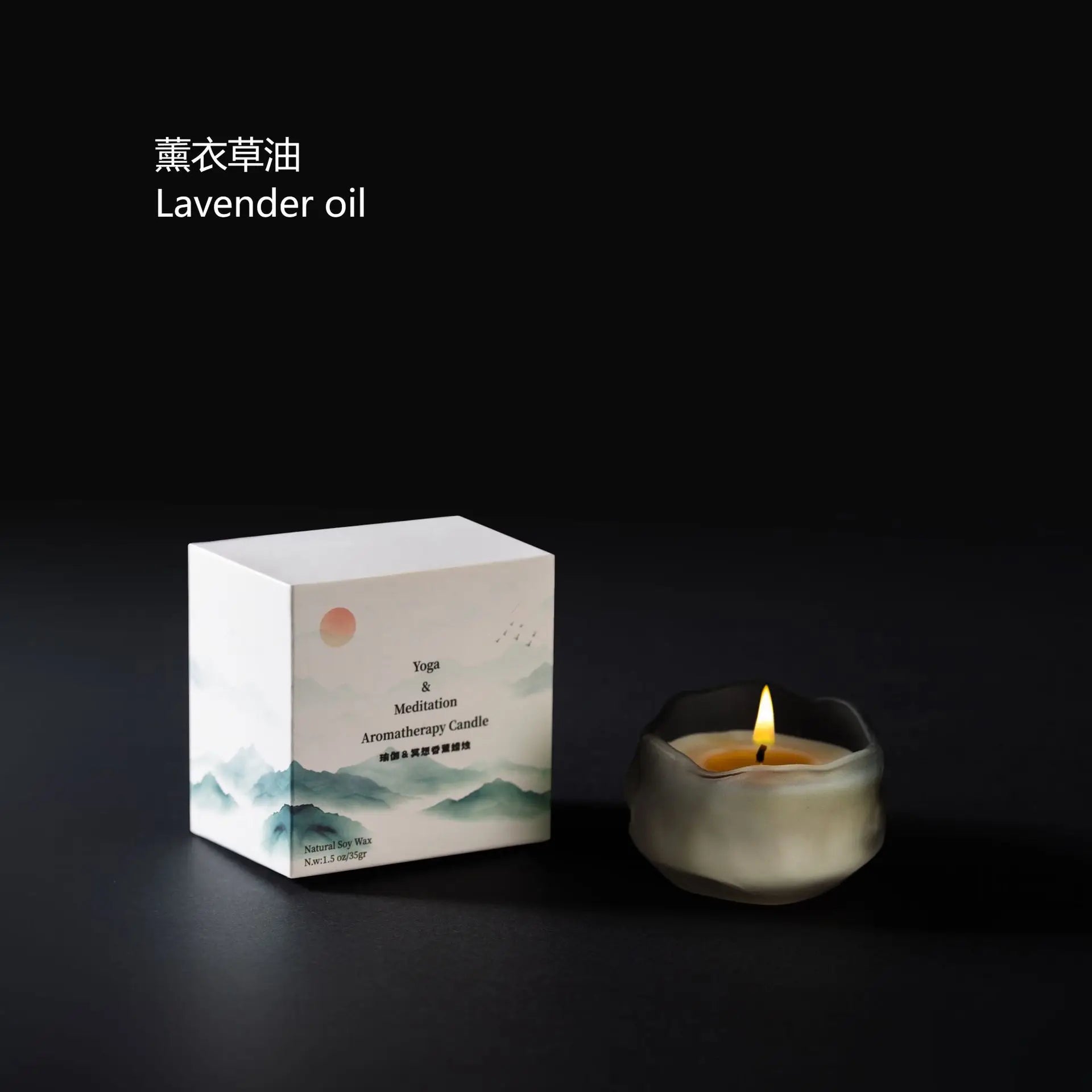 Soy Wax Aromatherapy Candle – Yoga & Travel Tin
