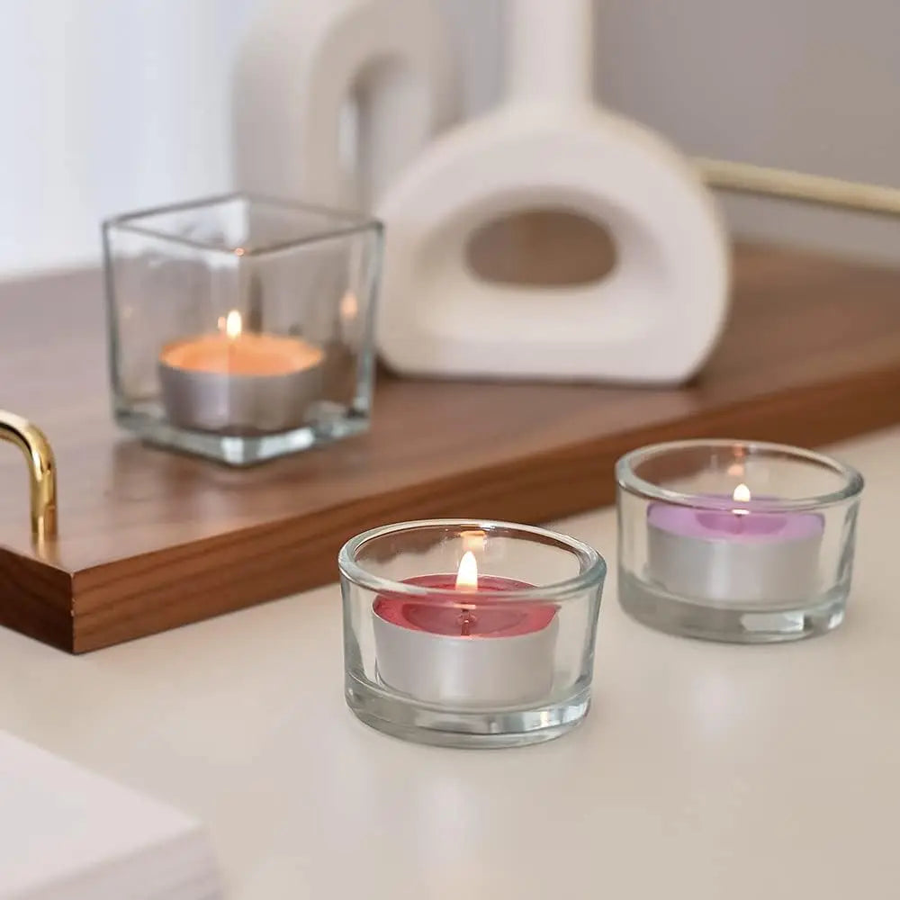 Lavender & Vanilla Tea Lights – Clean Burn Aromatherapy