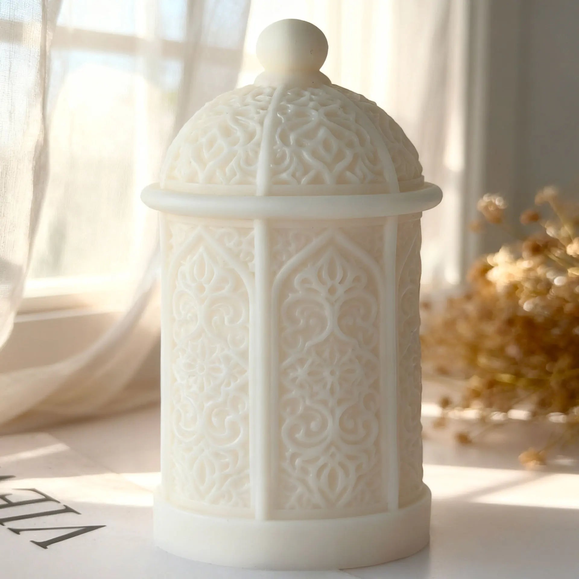 Ramadan Candle Dome Mold – Silicone for DIY Resin Candles