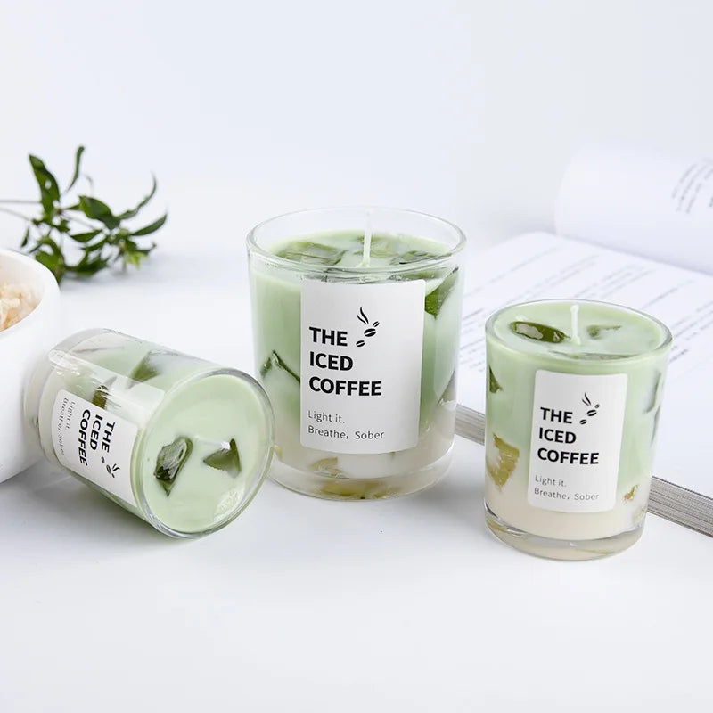 Jelly Wax Coffee Candle – Romantic, Smoke-Free Aromatherapy