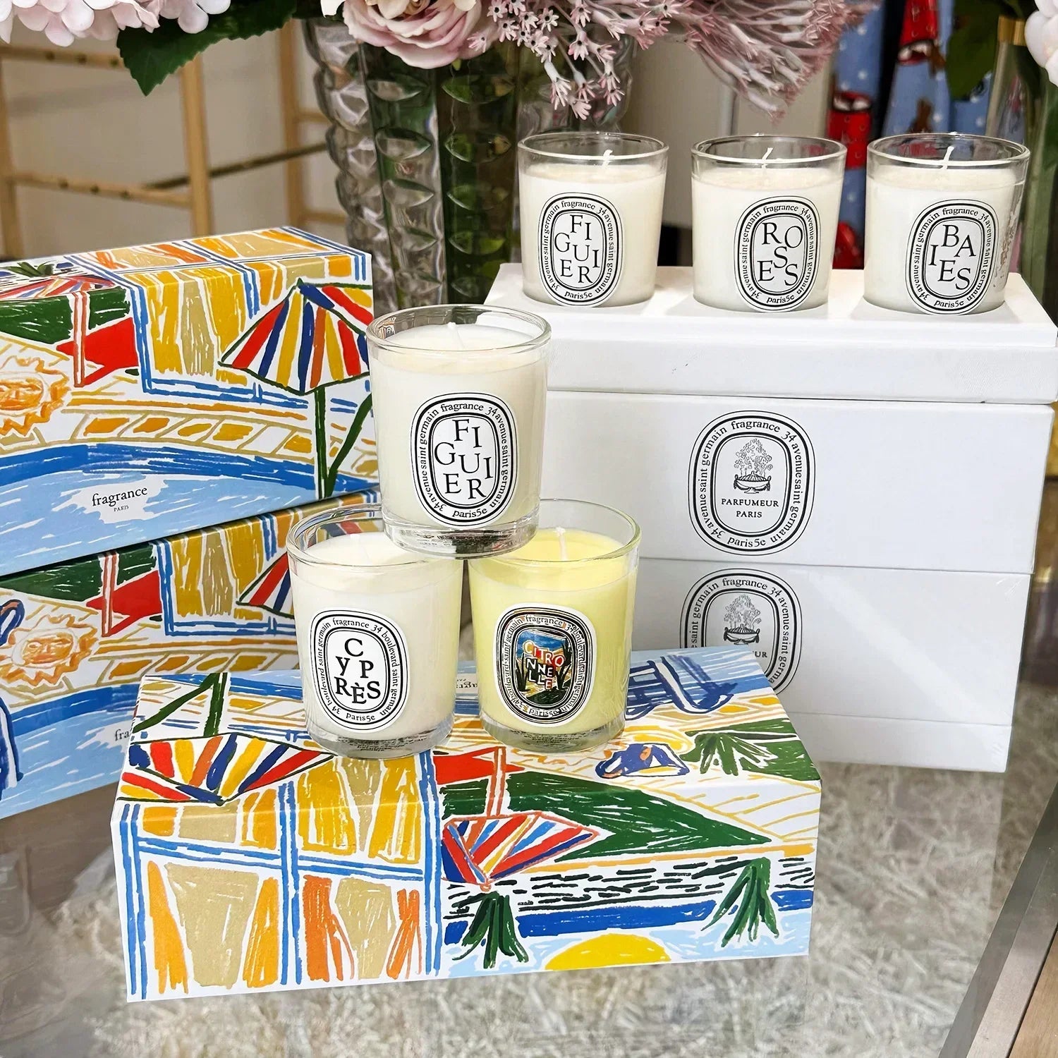 French Aromatherapy Candle – Plant Scented, Elegant Gift