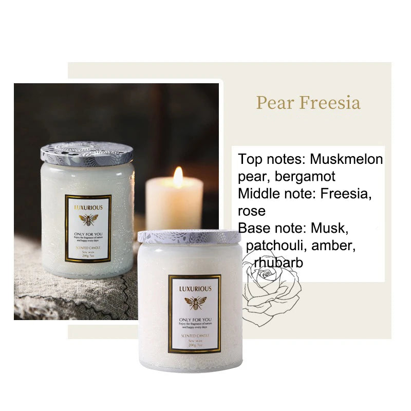 7 OZ Natural Soy Serenity Scented Candle Gift