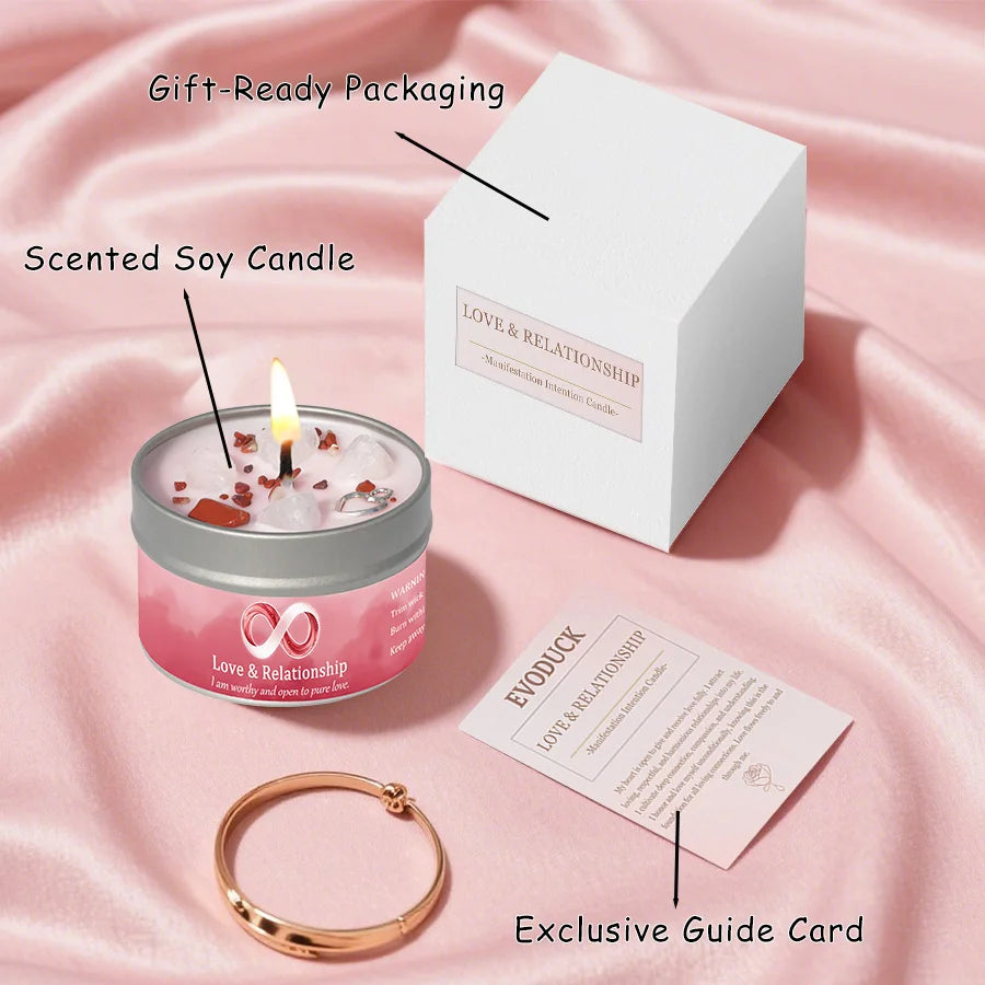 Manifestation Candle 3oz – Love & Positive Vibes