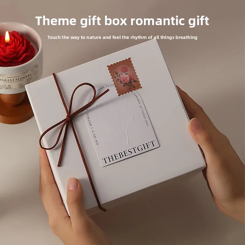 Valentine’s Romantic Candle – Rose, Lavender & Camellia Scented