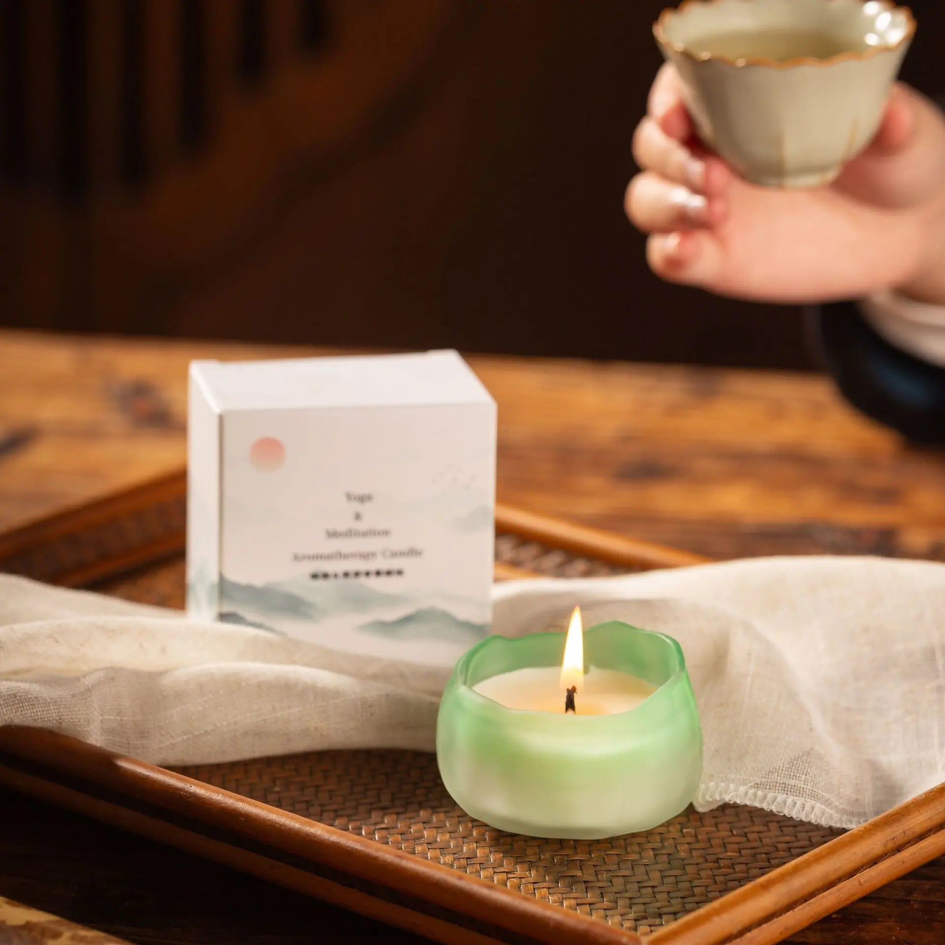 Soy Wax Aromatherapy Candle – Yoga & Travel Tin
