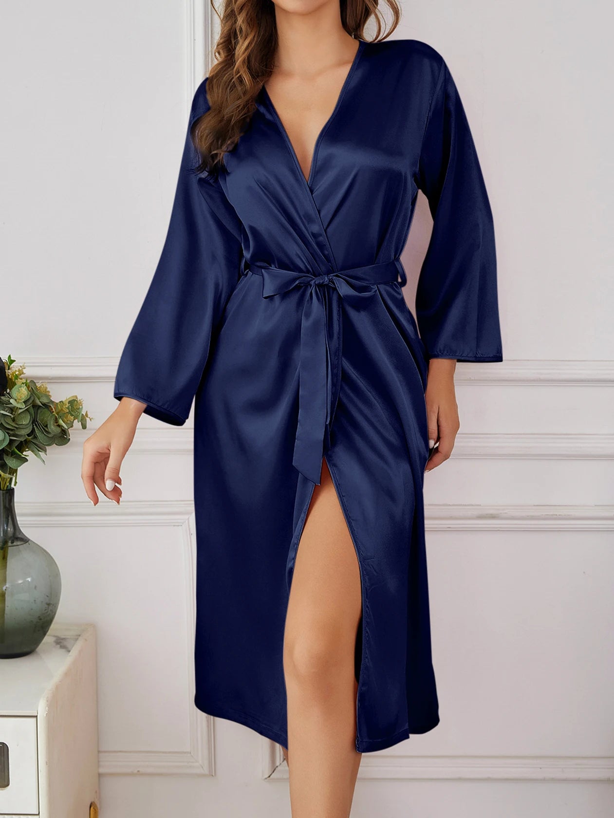 Women’s Long Sleeve Nightgown – Comfortable Summer Loungewear