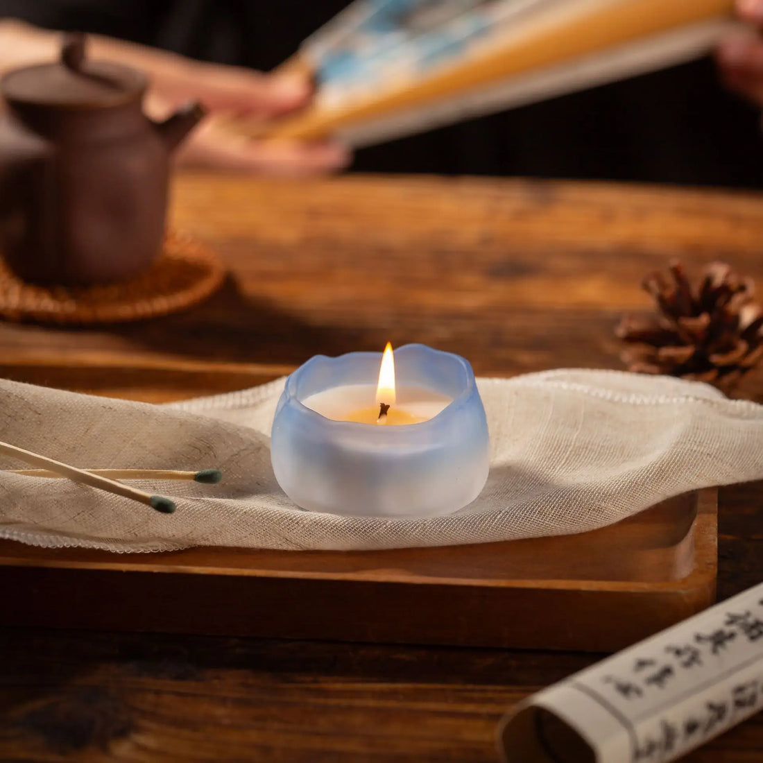 Soy Wax Aromatherapy Candle – Yoga & Travel Tin