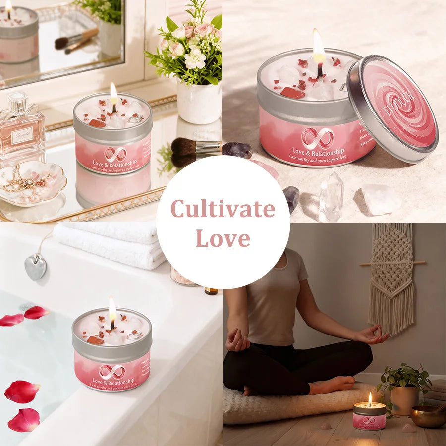 Manifestation Candle 3oz – Love & Positive Vibes