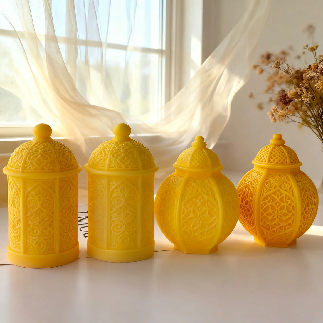 Ramadan Candle Dome Mold – Silicone for DIY Resin Candles