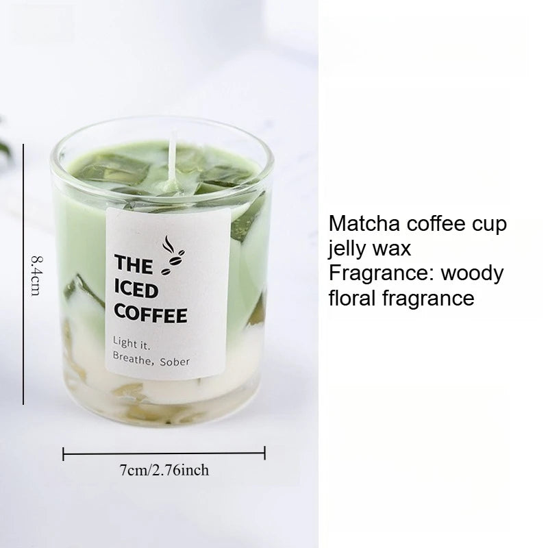 Jelly Wax Coffee Candle – Romantic, Smoke-Free Aromatherapy