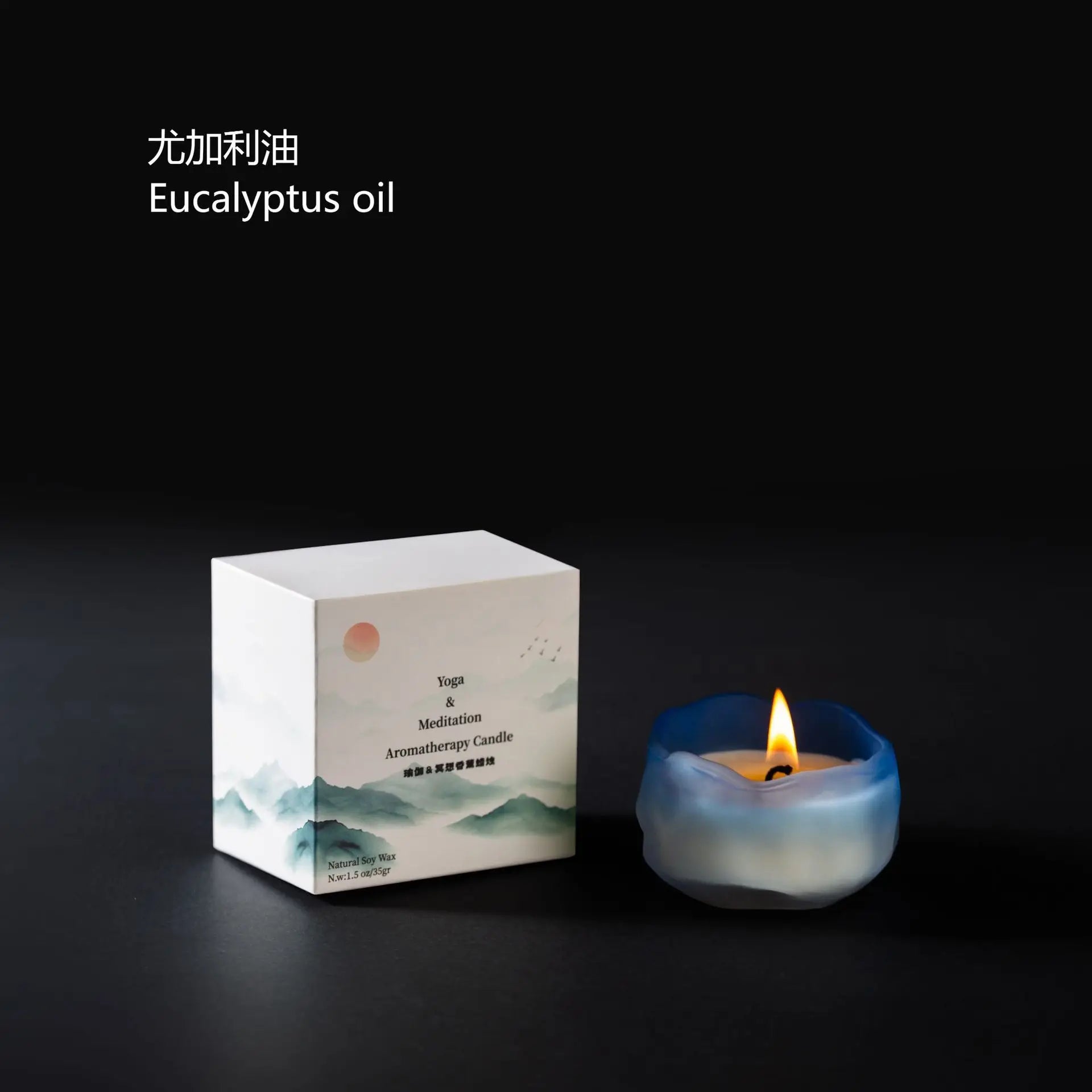Soy Wax Aromatherapy Candle – Yoga & Travel Tin