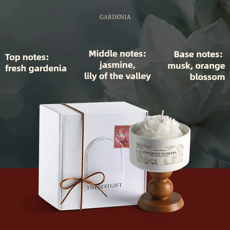 Valentine’s Romantic Candle – Rose, Lavender & Camellia Scented