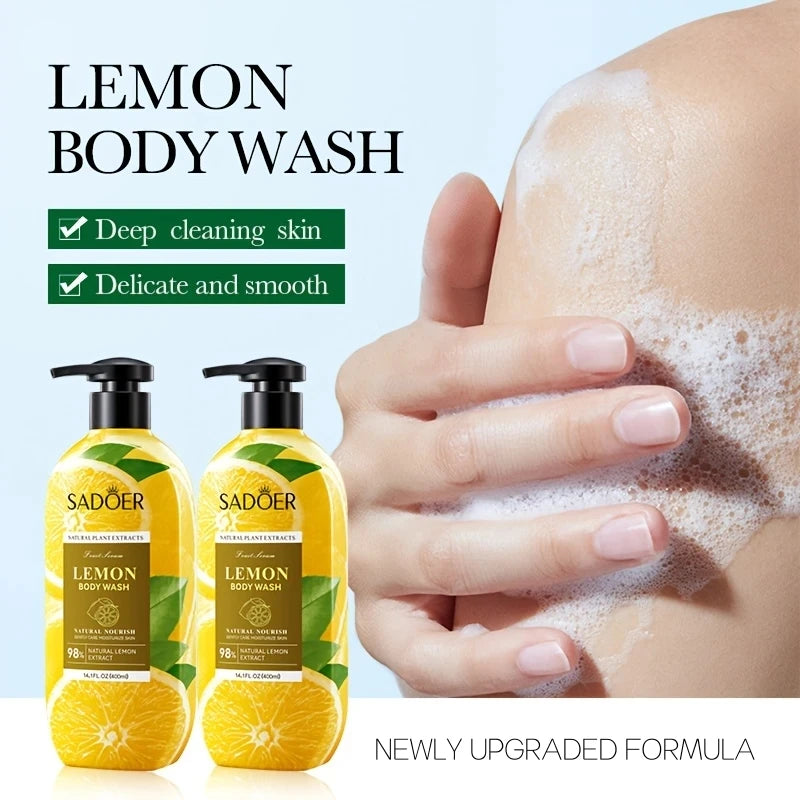 Lemon Shower Gel - Hypoallergenic Body Wash | 2 CUZZNS