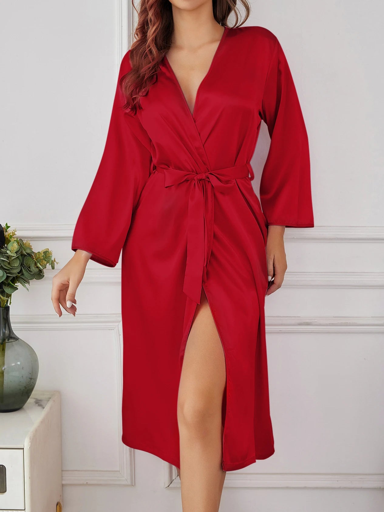 Women’s Long Sleeve Nightgown – Comfortable Summer Loungewear