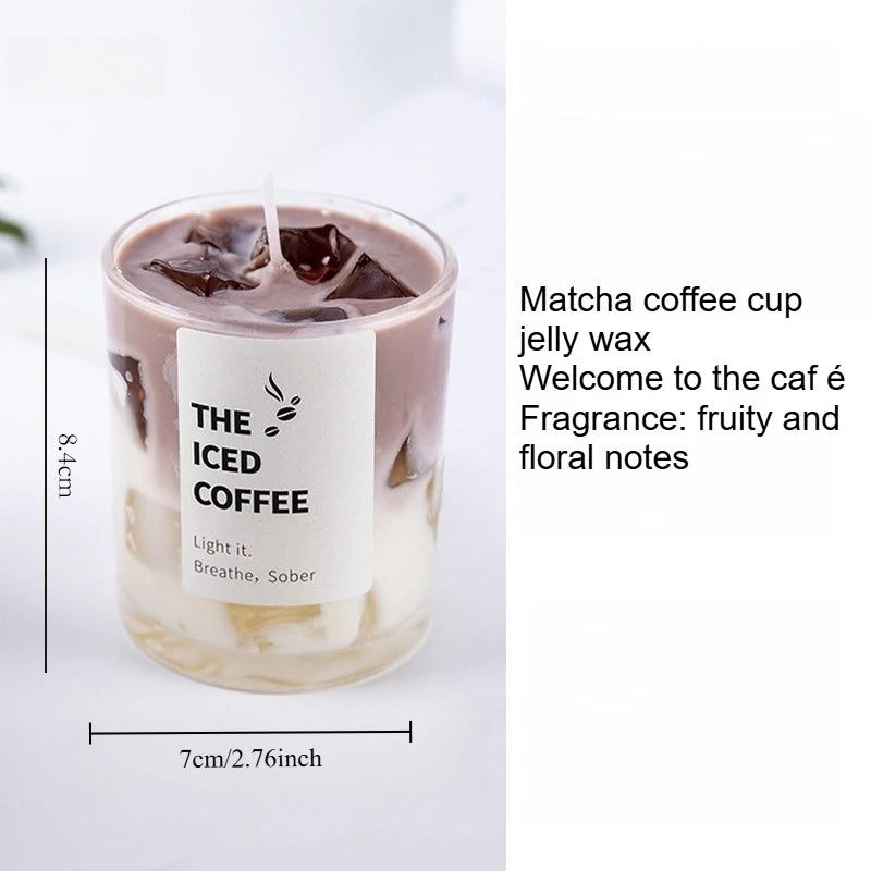 Jelly Wax Coffee Candle – Romantic, Smoke-Free Aromatherapy